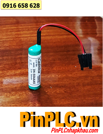 Pin nuôi nguồn SANYO 3N-50AAAS ; Pin sạc NiMh 3.6v 45mAh SANYO 3N-50AAAS _Made in Japan 